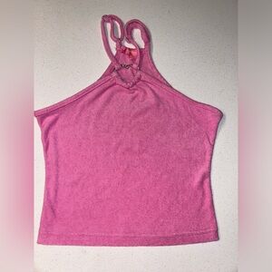 Sugar Thrillz terry cloth halter